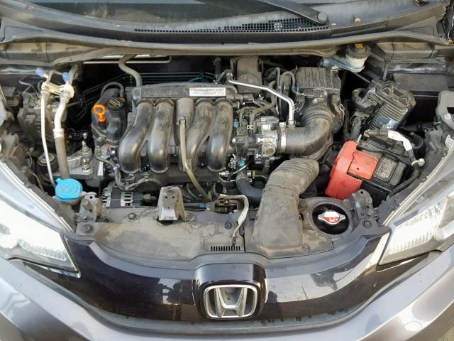 3HGGK5H55FM710797 - 2015 HONDA FIT LX GRAY photo 7