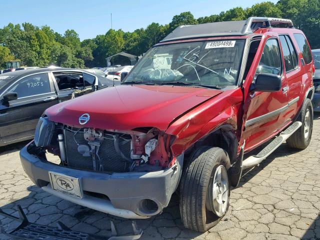 5N1ED28TX3C670741 - 2003 NISSAN XTERRA XE RED photo 2