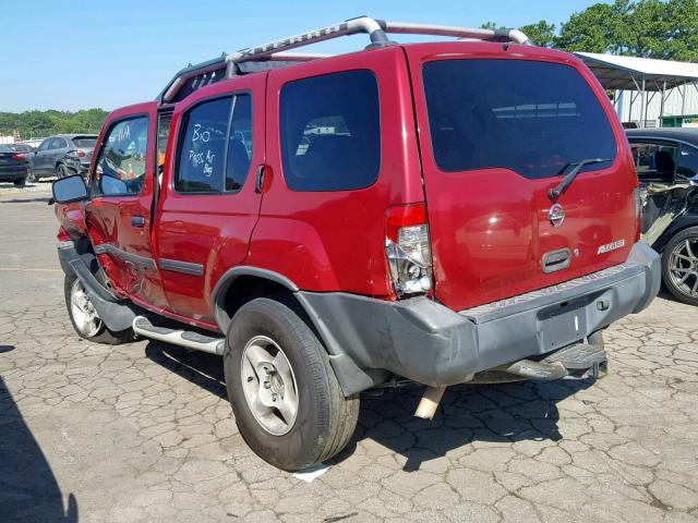 5N1ED28TX3C670741 - 2003 NISSAN XTERRA XE RED photo 3