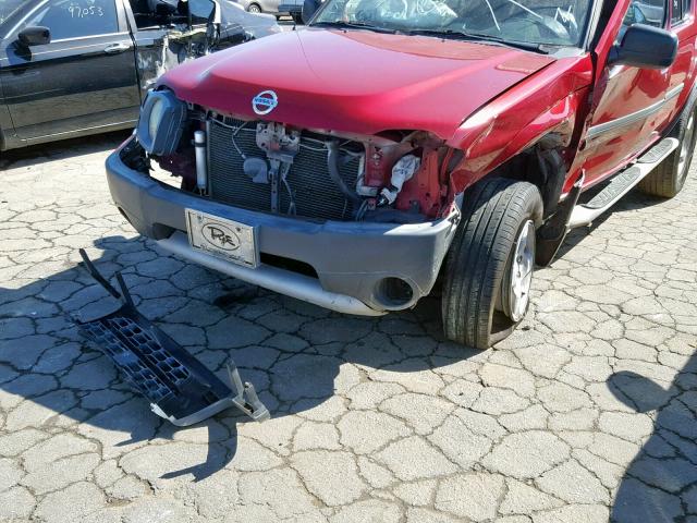 5N1ED28TX3C670741 - 2003 NISSAN XTERRA XE RED photo 9