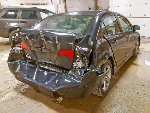 1HGFA169X8L079160 - 2008 HONDA CIVIC EXL 黑色 照片 4