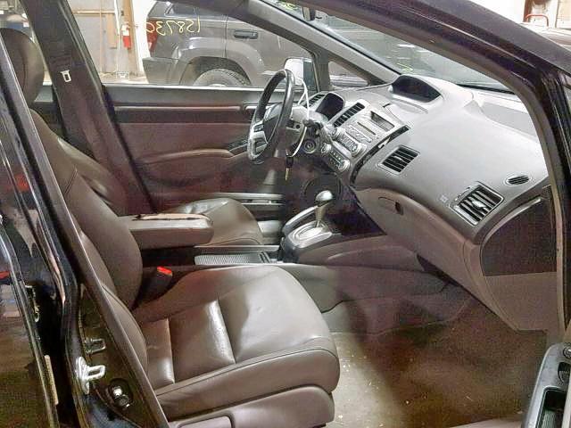 1HGFA169X8L079160 - 2008 HONDA CIVIC EXL 黑色 照片 5