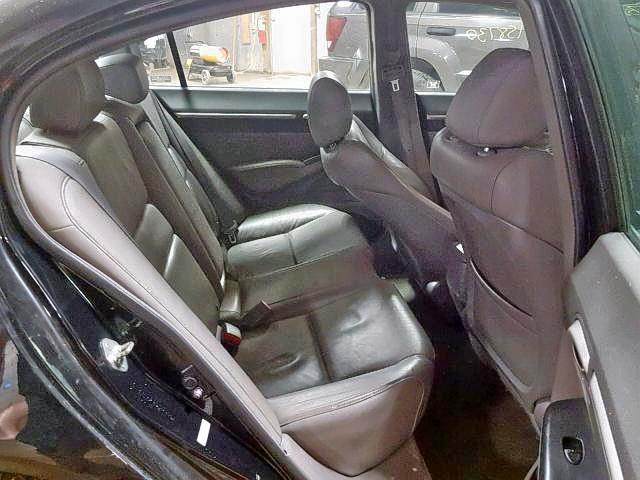 1HGFA169X8L079160 - 2008 HONDA CIVIC EXL 黑色 照片 6
