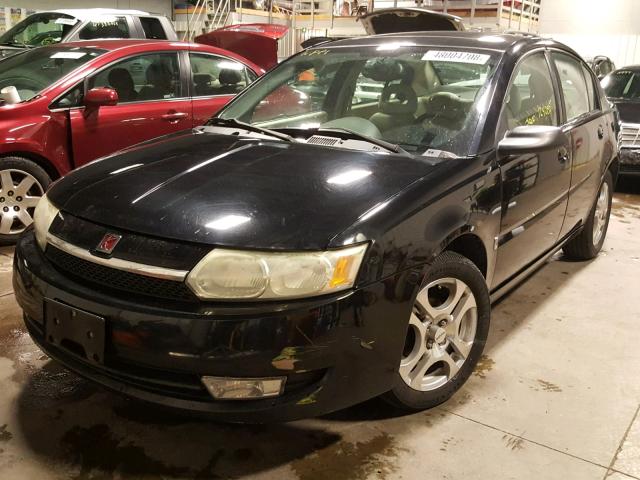 1G8AL54F14Z122370 - 2004 SATURN ION LEVEL BLACK photo 2