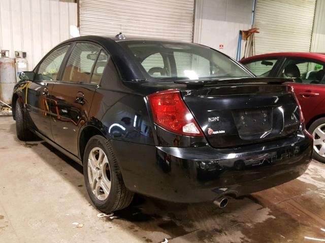 1G8AL54F14Z122370 - 2004 SATURN ION LEVEL BLACK photo 3