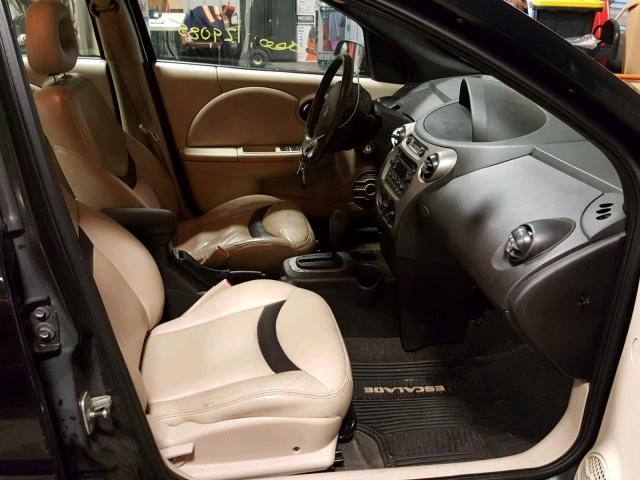 1G8AL54F14Z122370 - 2004 SATURN ION LEVEL BLACK photo 5