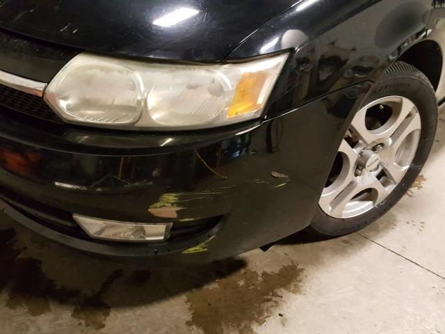 1G8AL54F14Z122370 - 2004 SATURN ION LEVEL BLACK photo 9