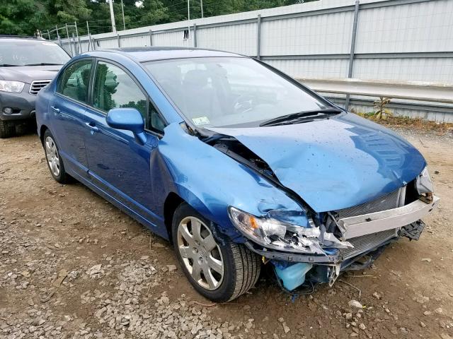 2HGFA1F58BH537179 - 2011 HONDA CIVIC LX BLUE photo 1