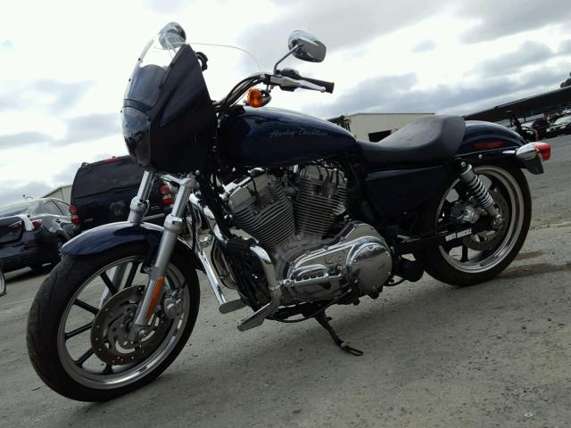 1HD4CR232DC415540 - 2013 HARLEY-DAVIDSON XL883 SUPE BLUE photo 2