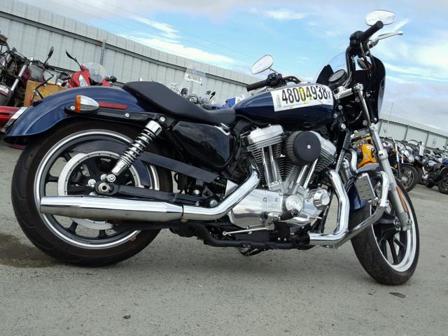 1HD4CR232DC415540 - 2013 HARLEY-DAVIDSON XL883 SUPE BLUE photo 4