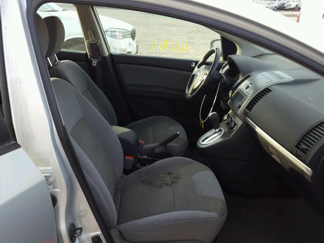 3N1AB6AP0CL621925 - 2012 NISSAN SENTRA 2.0 SILVER photo 5