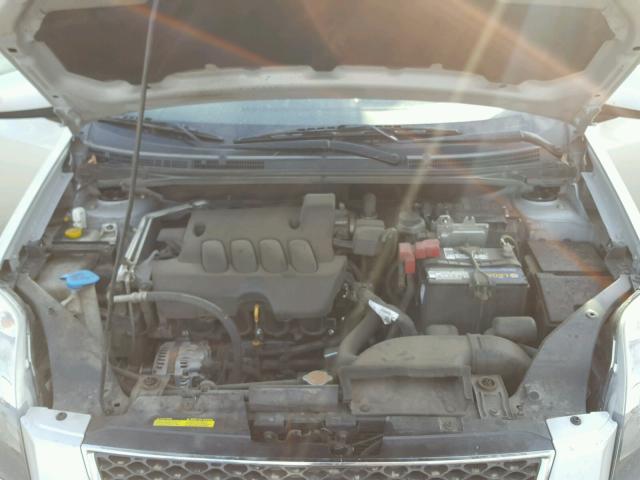 3N1AB6AP0CL621925 - 2012 NISSAN SENTRA 2.0 SILVER photo 7