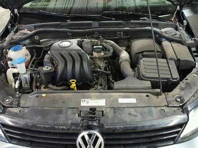 3VW2K7AJXEM427562 - 2014 VOLKSWAGEN JETTA BASE Մոխրագույն լուսանկար 7