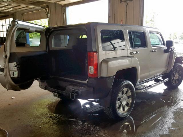 5GTEN13L198102272 - 2009 HUMMER H3 ALPHA TAN photo 4