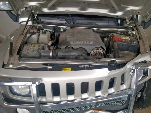 5GTEN13L198102272 - 2009 HUMMER H3 ALPHA TAN photo 7