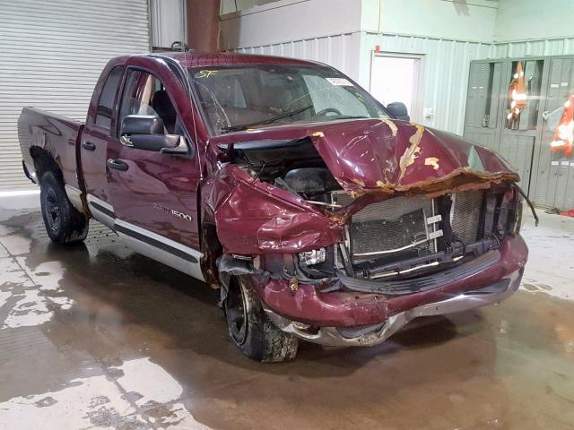 1D7HU18D33S358115 - 2003 DODGE RAM 1500 S BURGUNDY photo 1