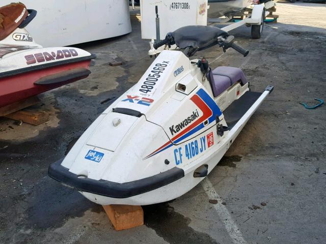 KAW84936F989 - 1989 KAWASAKI JS650 A3 6 WHITE photo 2