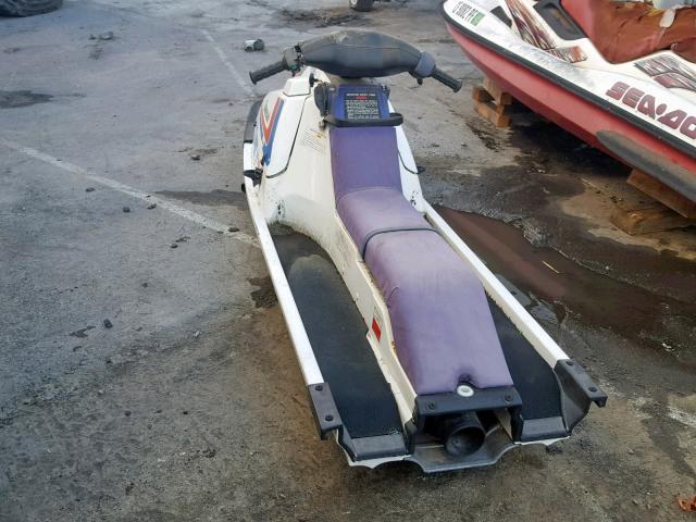 KAW84936F989 - 1989 KAWASAKI JS650 A3 6 WHITE photo 3