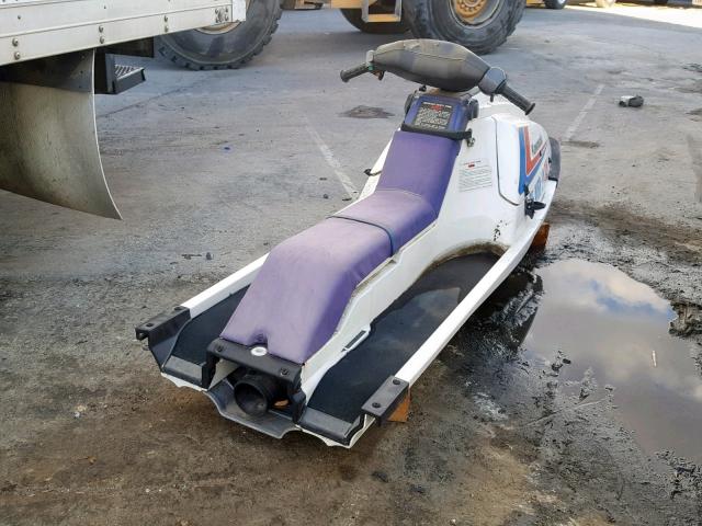 KAW84936F989 - 1989 KAWASAKI JS650 A3 6 WHITE photo 4