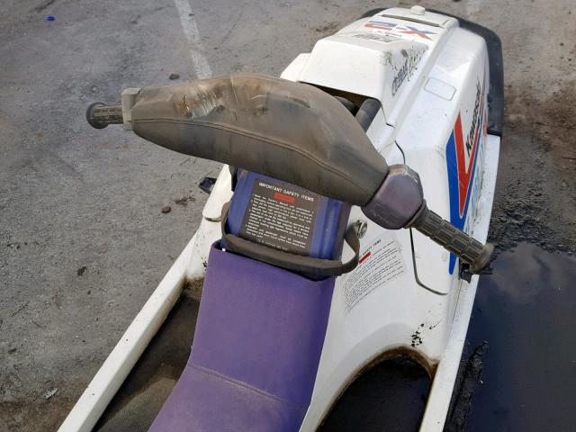 KAW84936F989 - 1989 KAWASAKI JS650 A3 6 WHITE photo 5