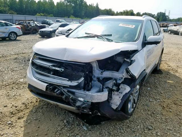 2FMPK3K82HBB93139 - 2017 FORD EDGE TITAN WHITE photo 2