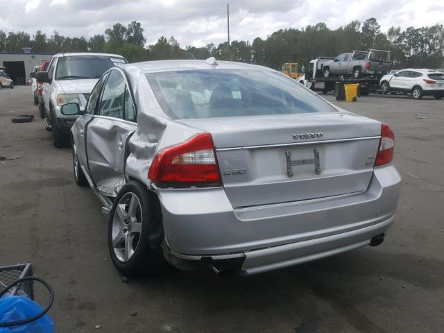 YV1AH992681073668 - 2008 VOLVO S80 T6 TUR SILVER photo 3