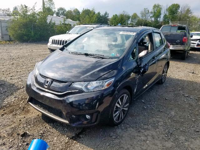 3HGGK5H88FM770731 - 2015 HONDA FIT EX BLACK photo 2