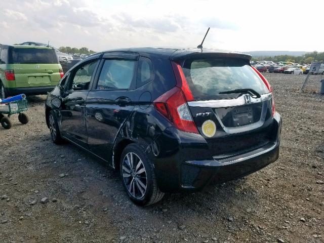 3HGGK5H88FM770731 - 2015 HONDA FIT EX BLACK photo 3