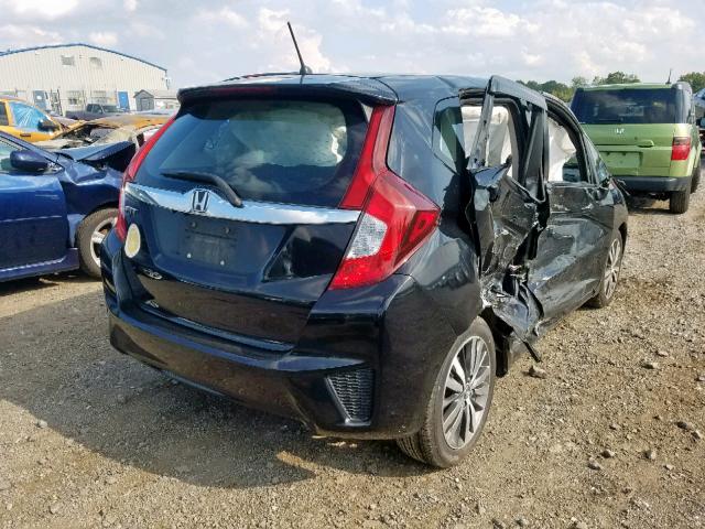 3HGGK5H88FM770731 - 2015 HONDA FIT EX BLACK photo 4