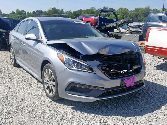 5NPE34AF8FH117294 - 2015 HYUNDAI SONATA SPO SILVER photo 1