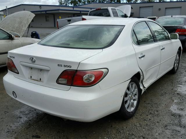 JTHBF30G820038499 - 2002 LEXUS ES 300 WHITE photo 4