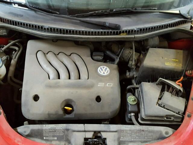 3VWBB61C6WM002126 - 1998 VOLKSWAGEN NEW BEETLE წითელი ფოტო 7