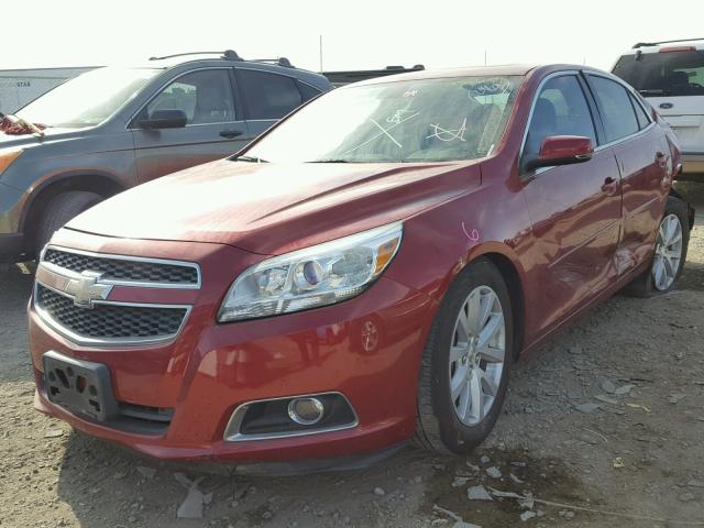 1G11E5SA0DF217648 - 2013 CHEVROLET MALIBU 2LT RED photo 2