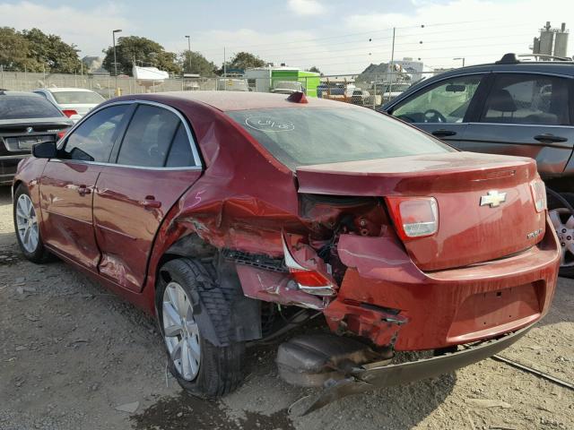 1G11E5SA0DF217648 - 2013 CHEVROLET MALIBU 2LT RED photo 3