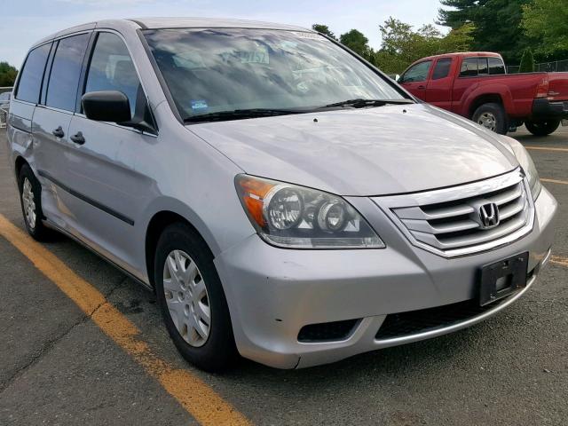 5FNRL3H20AB088864 - 2010 HONDA ODYSSEY LX SILVER photo 1