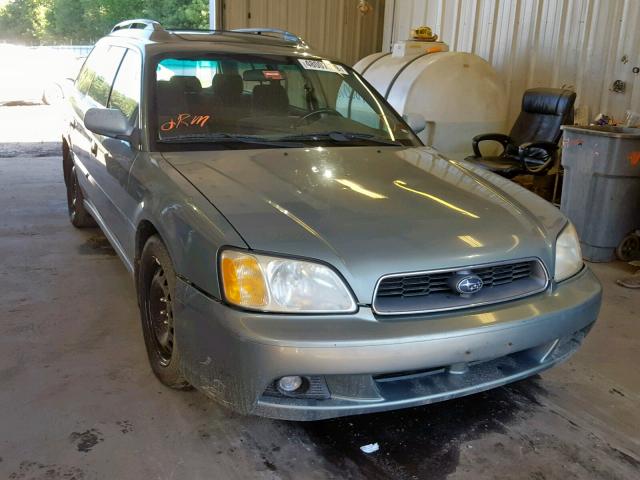 4S3BH635836300690 - 2003 SUBARU LEGACY L GREEN photo 1