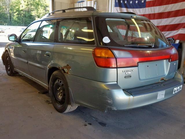 4S3BH635836300690 - 2003 SUBARU LEGACY L GREEN photo 3