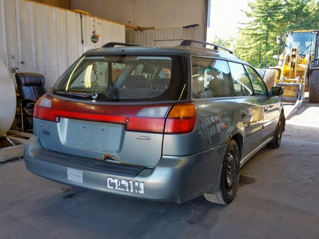 4S3BH635836300690 - 2003 SUBARU LEGACY L GREEN photo 4