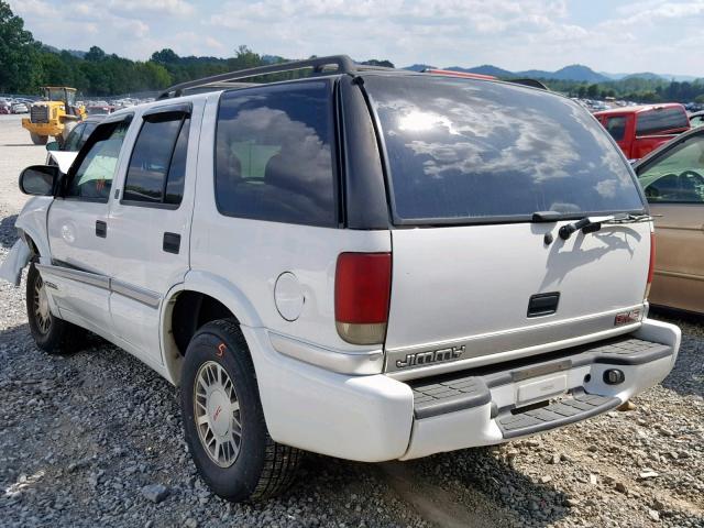 1GKDT13W6Y2165196 - 2000 GMC JIMMY / EN WHITE photo 3