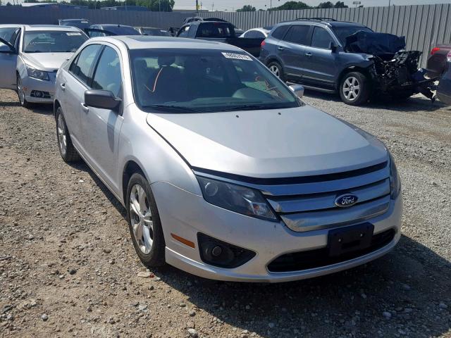 3FAHP0HA2CR231441 - 2012 FORD FUSION SE SILVER photo 1