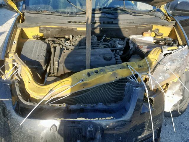 KL1TD56657B047122 - 2007 CHEVROLET AVEO BASE შავი ფოტო 7