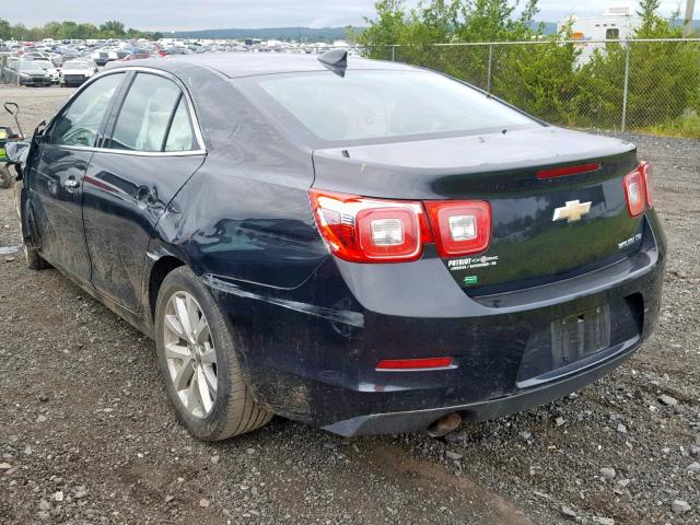 1G11F5SL1FF302354 - 2015 CHEVROLET MALIBU LTZ შავი ფოტო 3
