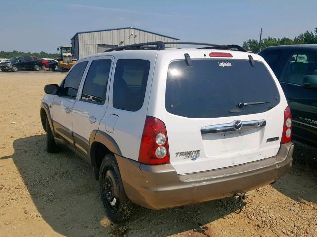 4F2CU08141KM28299 - 2001 MAZDA TRIBUTE LX WHITE photo 3