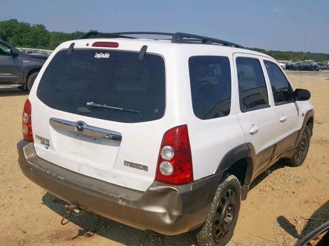 4F2CU08141KM28299 - 2001 MAZDA TRIBUTE LX WHITE photo 4