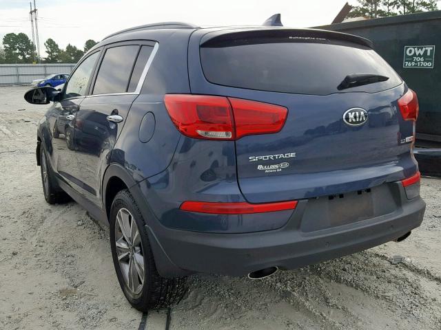 KNDPC3A62E7567903 - 2014 KIA SPORTAGE S GRAY photo 3