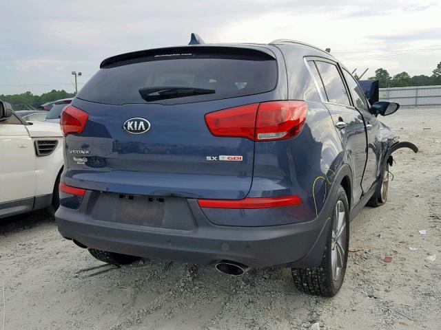 KNDPC3A62E7567903 - 2014 KIA SPORTAGE S GRAY photo 4