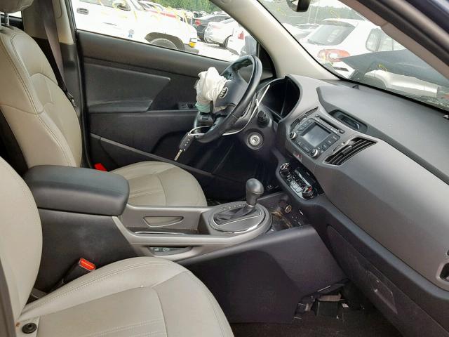 KNDPC3A62E7567903 - 2014 KIA SPORTAGE S GRAY photo 5