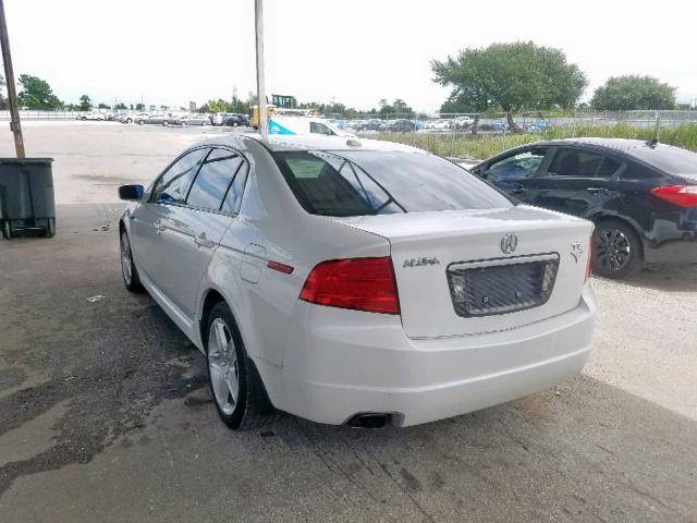 19UUA66266A052232 - 2006 ACURA 3.2TL WHITE photo 3