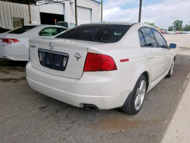 19UUA66266A052232 - 2006 ACURA 3.2TL WHITE photo 4