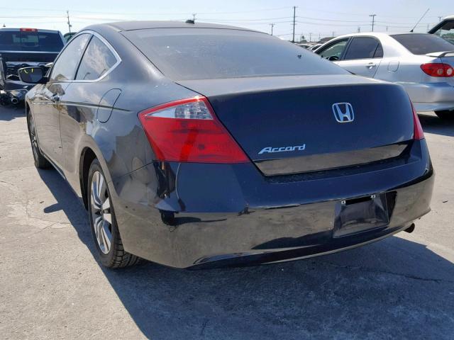 1HGCS12848A014345 - 2008 HONDA ACCORD EXL BLACK photo 3